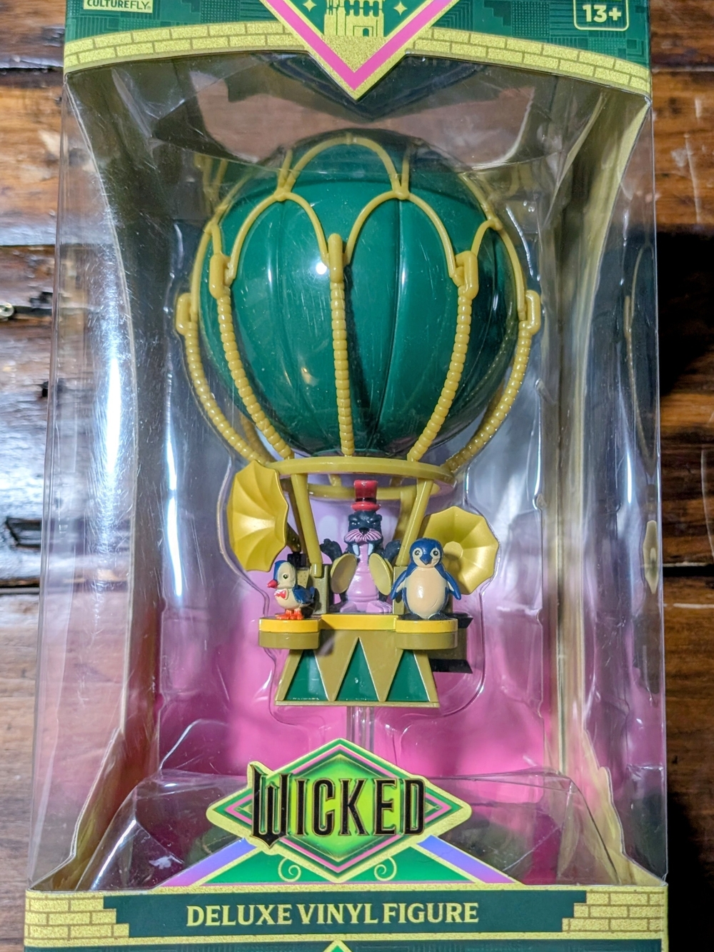 Wicked Deluxe Vinyl Hot Air Balloon Figure - Green & Yellow